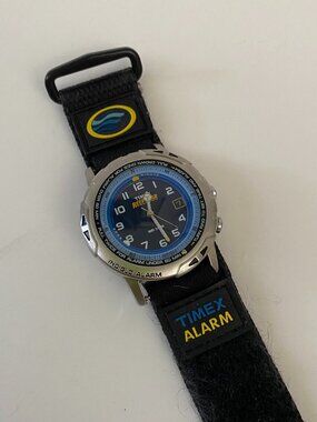 VINTAGE TIMEX MEN'S REFF GEAR INDIGLO ALARM (NOT WORK) DATE QUARTZ WATCH